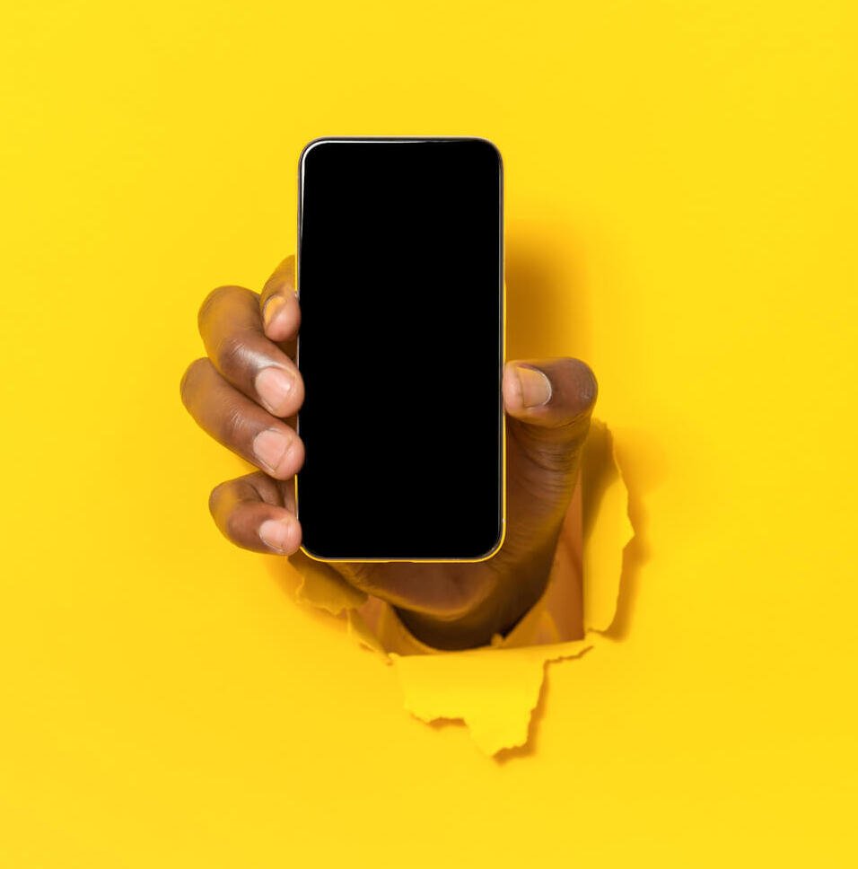 Mobile App Closeup Of Black Male Hand Holding Cel 2023 11 27 05 30 22 Utc 1 1 1